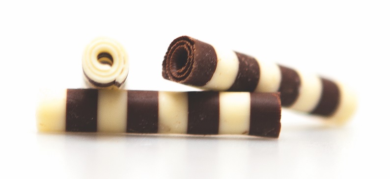 Schokoladen Sticks "Duo-Zebra"