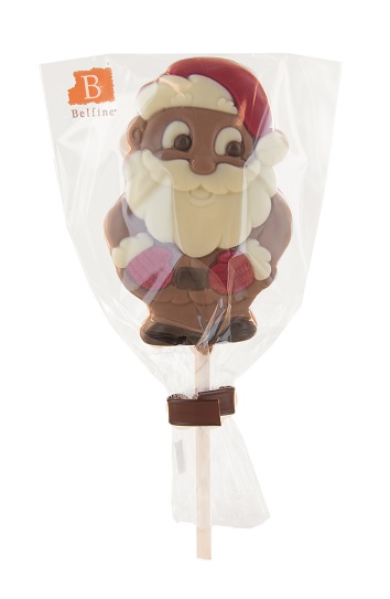 Schokoladen-Lollie Weihnachtsmann "Santa Claus"  