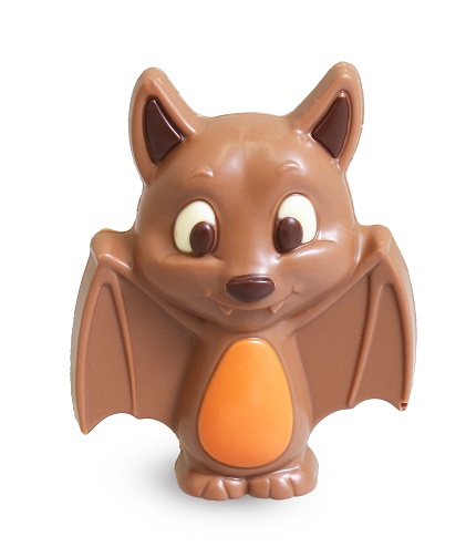 Schokoladen Halloweenfigur "Fledermaus"