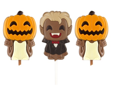 Schokoladen-Lollie Halloween "Monster"