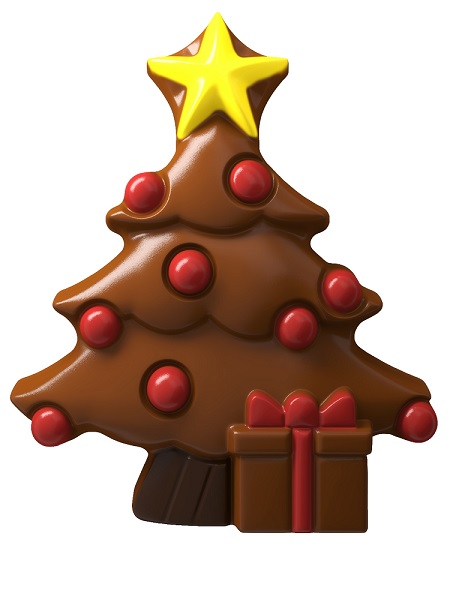 Milch-Schokoladen Weihnachts Baum