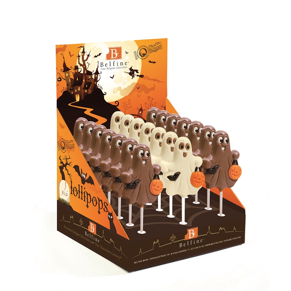Schokoladen-Lollie Halloween "Gespenster"