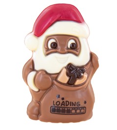 Schokoladen Hohlfigur Santa " Feliz" Sortiment