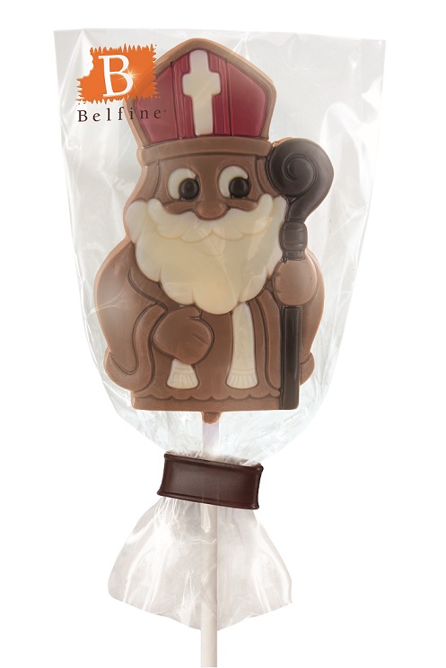 Schokoladen-Lollie Nikolaus mit Mitra 