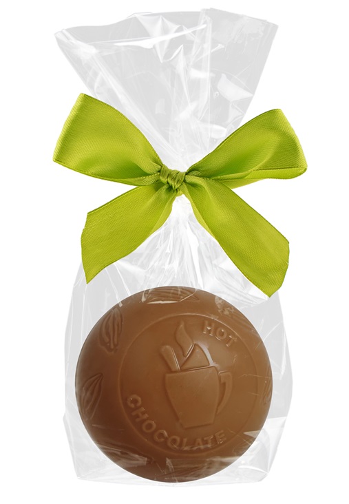 einzeln verpackte Chocolate Bombs Milch mit Marshmellows und salzigen Karamell Bonbons 