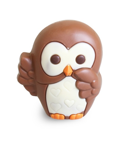 Schokoladen Herbstfigur kleine Eule