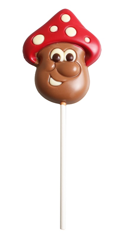Schokoladen-Lollie Pilz "Mike" 
